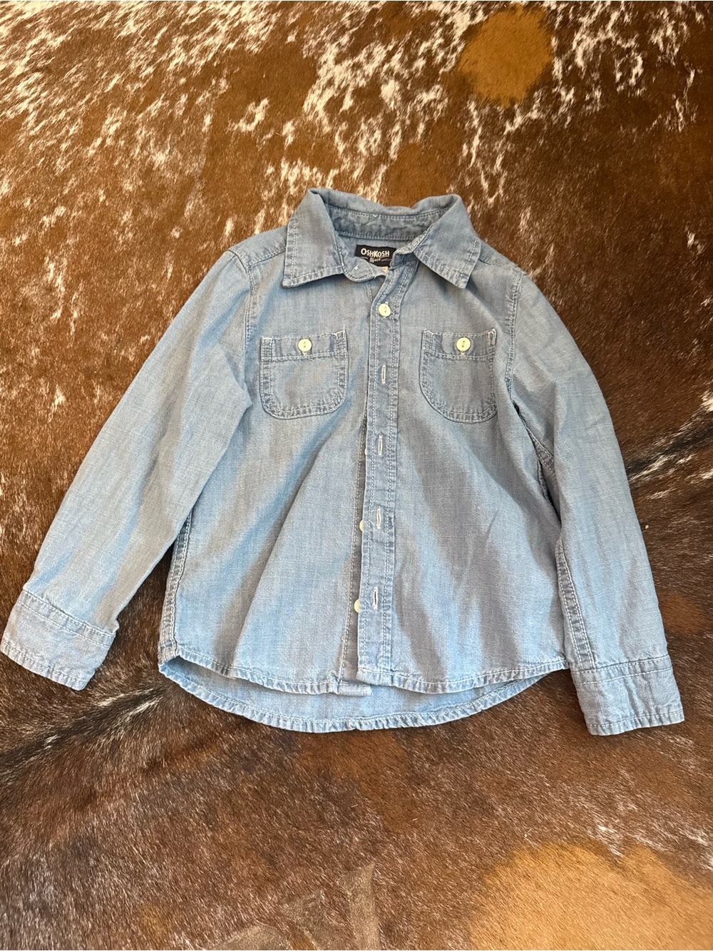 OshKosh B'gosh Light Blue Denim Button-Up Shirt